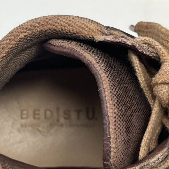 Bed Stu Workshop Lordmind men's high-top sneakers brown 8 leather - Picture 3 of 10